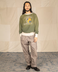 Samuel Zelig Tiburon Crewneck - Green/Oatmeal - Standard & Strange