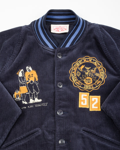 Samuel Zelig Varsity Jacket - Navy - Standard & Strange