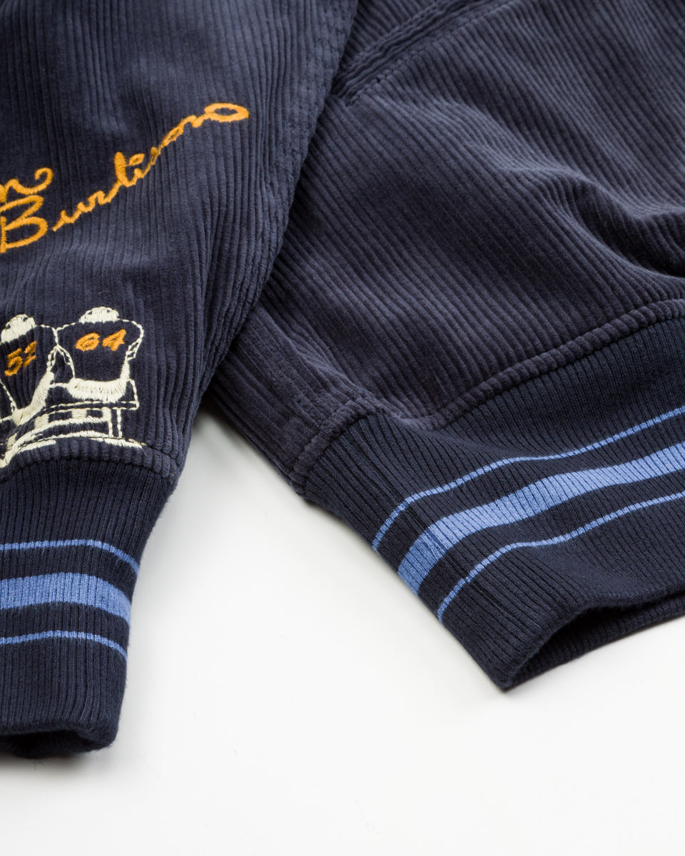 Samuel Zelig Varsity Jacket - Navy - Standard & Strange