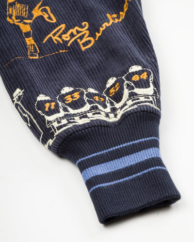 Samuel Zelig Varsity Jacket - Navy - Standard & Strange