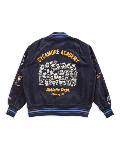 Samuel Zelig Varsity Jacket - Navy - Standard & Strange