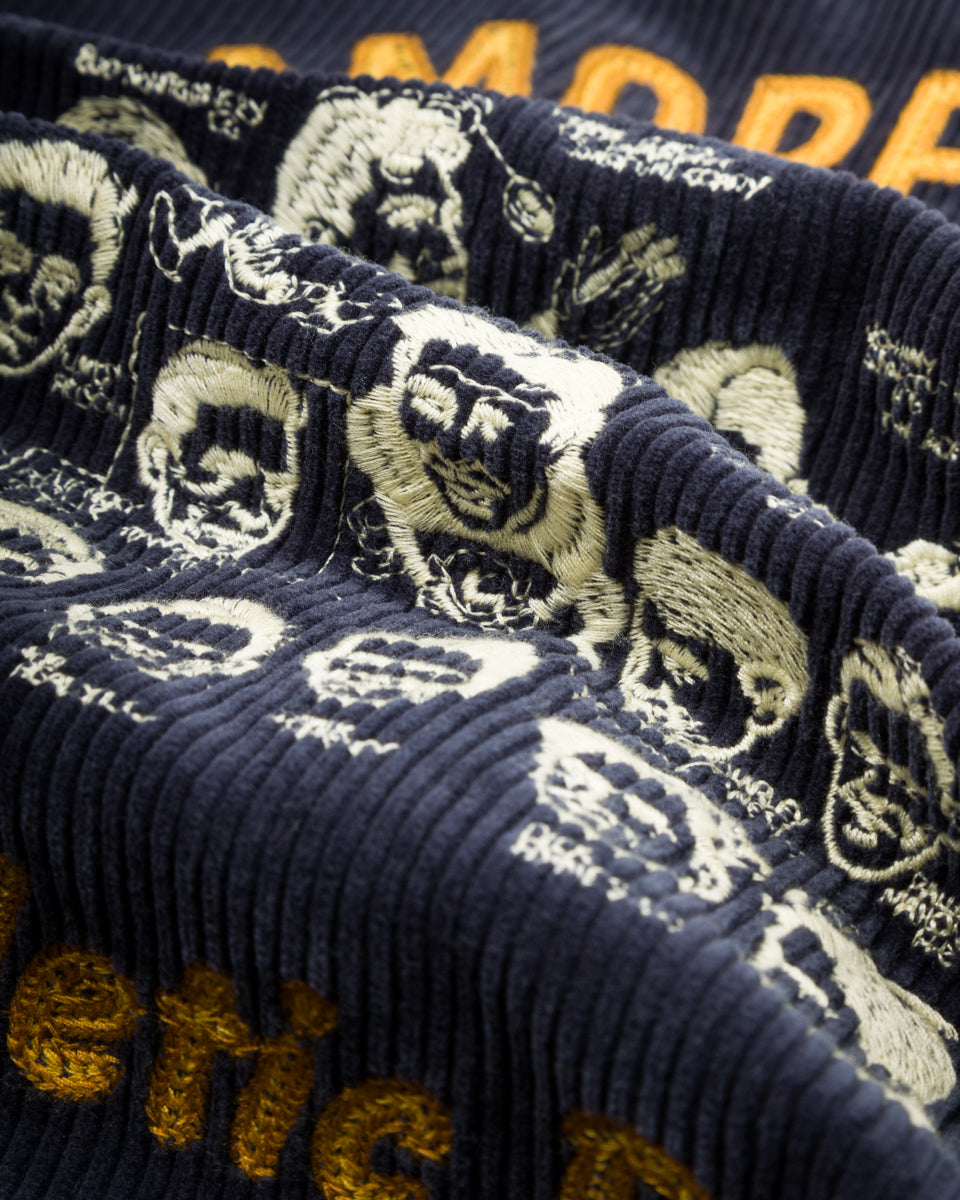 Samuel Zelig Varsity Jacket - Navy - Standard & Strange