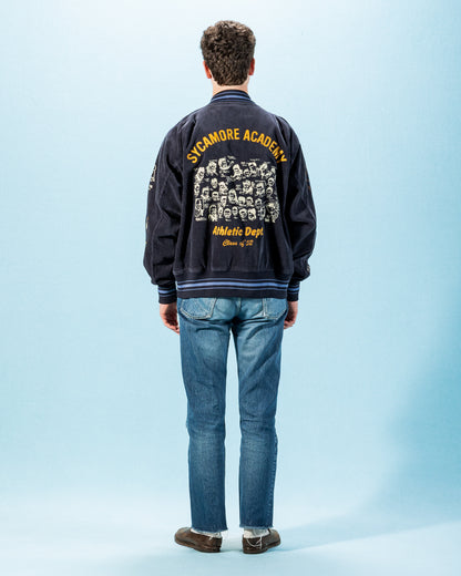 Samuel Zelig Varsity Jacket - Navy - Standard & Strange