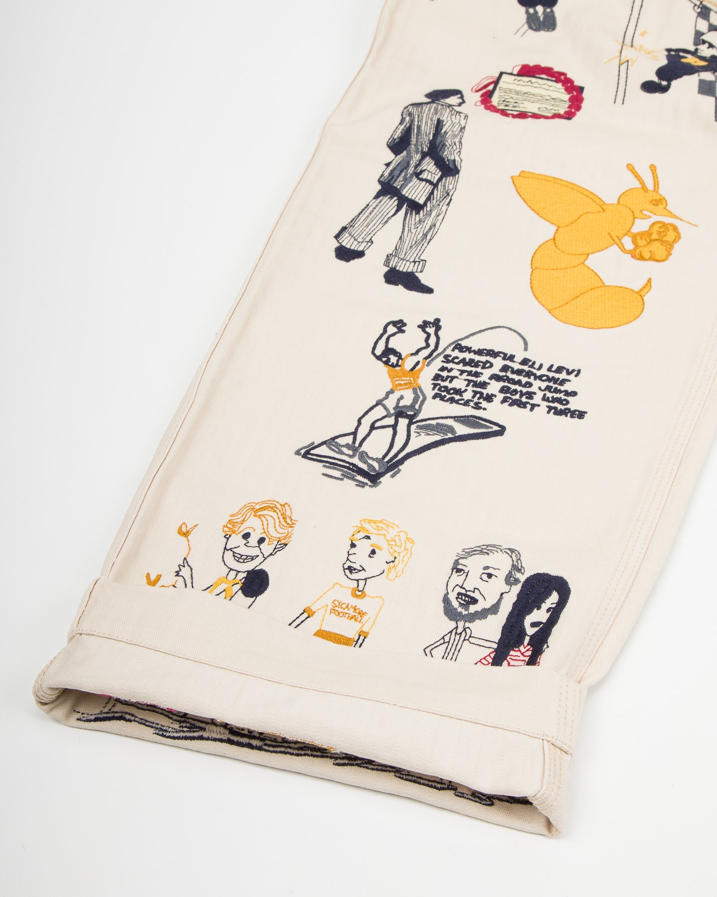 Samuel Zelig Varsity Pant - Ecru - Standard & Strange