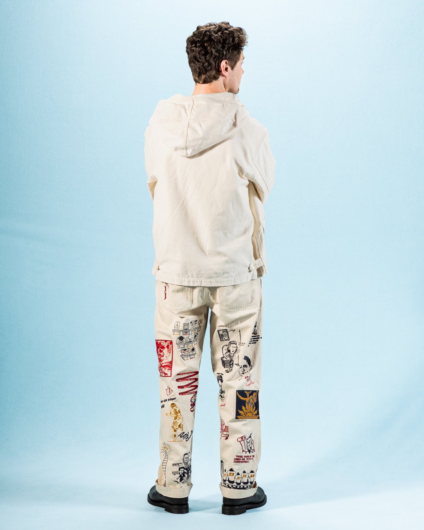 Samuel Zelig Varsity Pant - Ecru - Standard & Strange