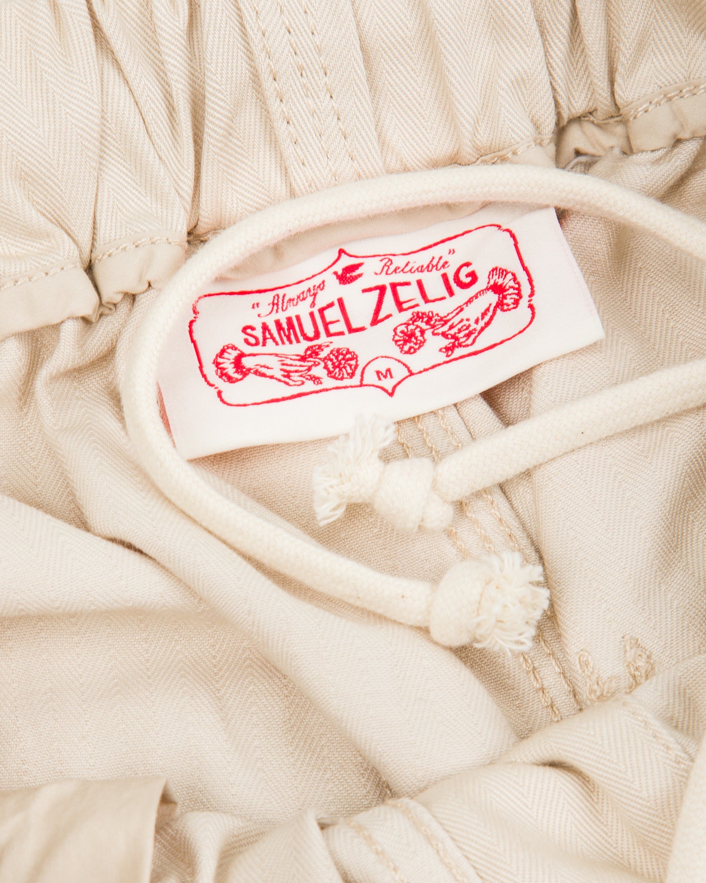 Samuel Zelig Varsity Pant - Ecru - Standard & Strange