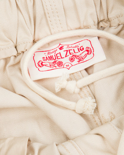 Samuel Zelig Varsity Pant - Ecru - Standard & Strange