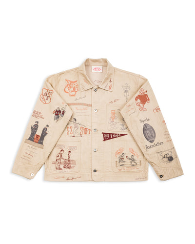 Samuel Zelig Yearbook Jacket - Smoke Taupe - Standard & Strange