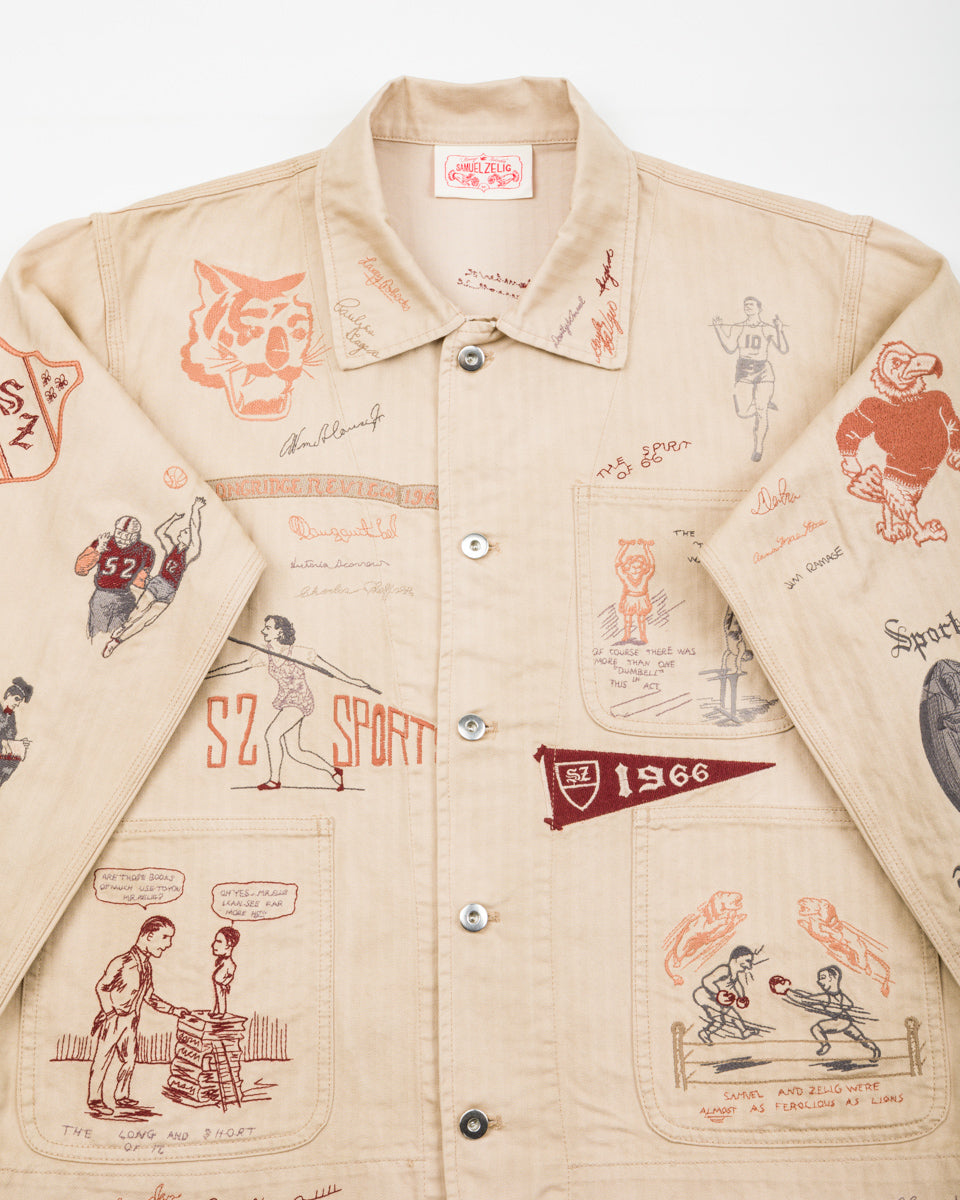 Samuel Zelig Yearbook Jacket - Smoke Taupe - Standard & Strange
