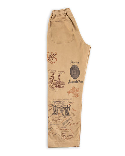 Samuel Zelig Yearbook Pant - Smoke Taupe - Standard & Strange