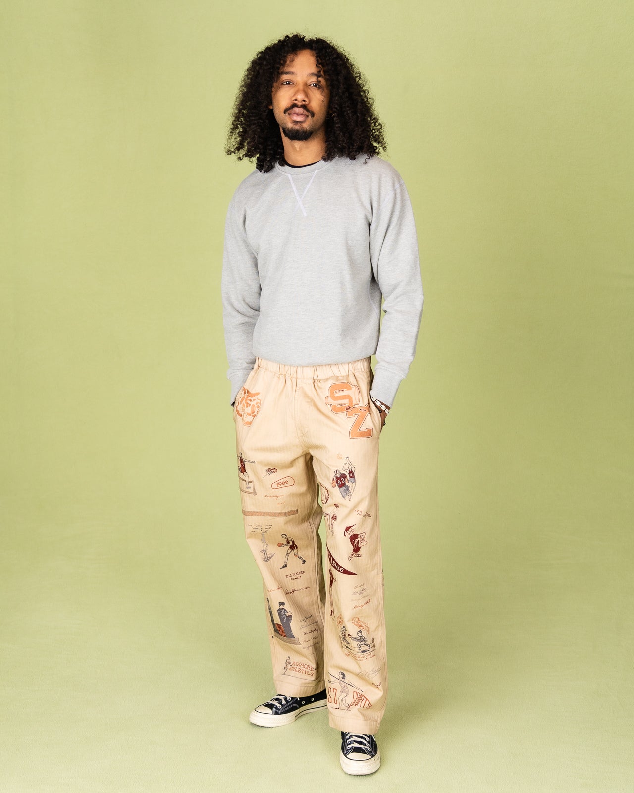 Samuel Zelig Yearbook Pant - Smoke Taupe - Standard & Strange