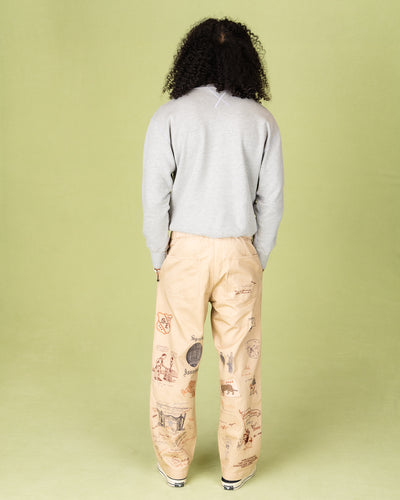 Samuel Zelig Yearbook Pant - Smoke Taupe - Standard & Strange