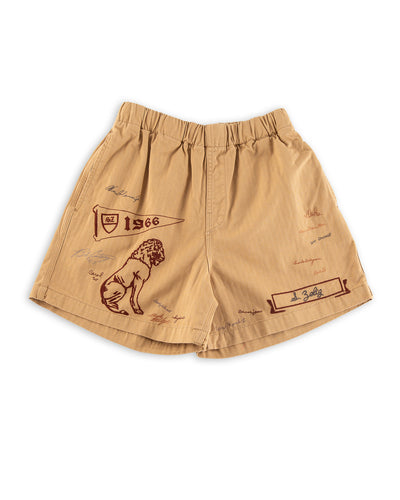 Samuel Zelig Yearbook Short - Khaki - Standard & Strange
