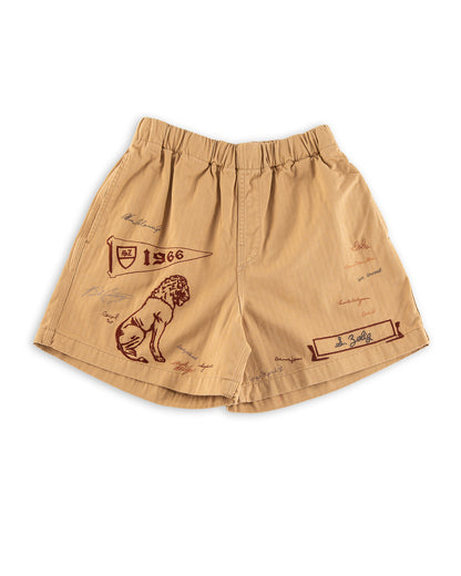 Samuel Zelig Yearbook Short - Khaki - Standard & Strange