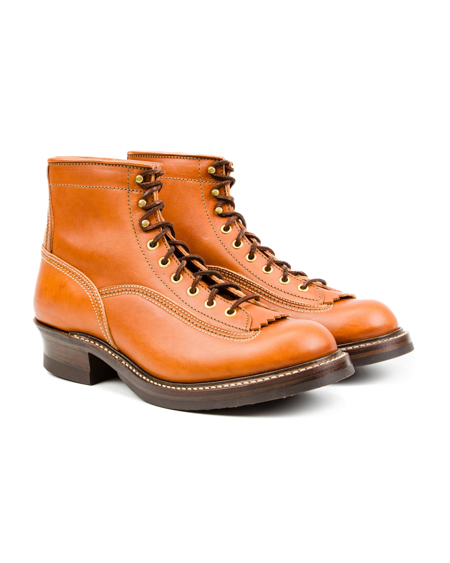 [Scratch & Dent] Donkey Puncher Boots - Cognac Badalassi 11.5E