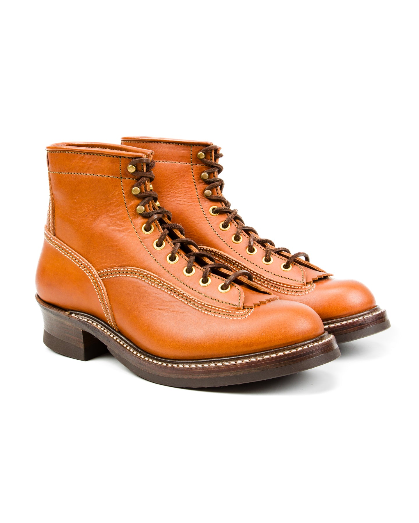 [Scratch & Dent] Donkey Puncher Boots - Cognac Badalassi 9E