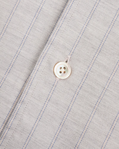 Senui Cover Shirt - Grey Beige Poplin - Standard & Strange