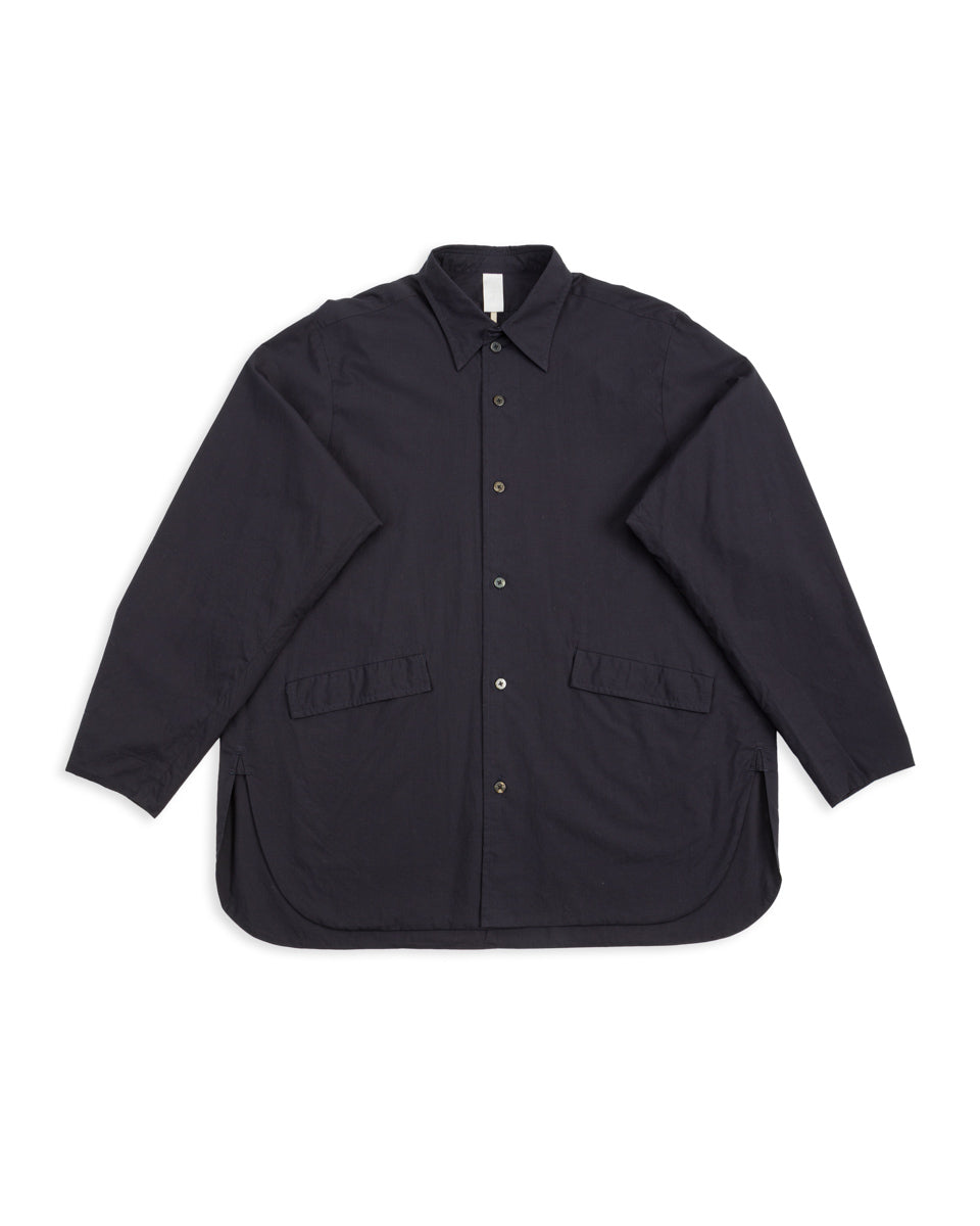 Senui Cover Shirt - Navy Seaisland Cotton - Standard & Strange