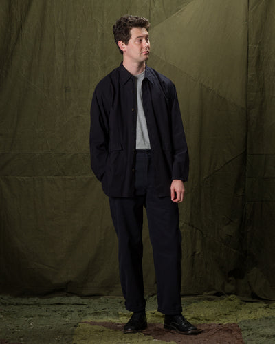 Senui Cover Shirt - Navy Seaisland Cotton - Standard & Strange