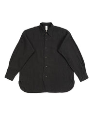 Senui Inside Pockets Shirt - Black Linen - Standard & Strange