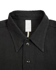 Senui Inside Pockets Shirt - Black Linen - Standard & Strange