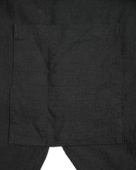 Senui Inside Pockets Shirt - Black Linen - Standard & Strange