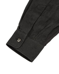 Senui Inside Pockets Shirt - Black Linen - Standard & Strange