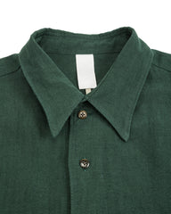 Senui Inside Pockets Shirt - Green Linen - Standard & Strange