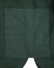 Senui Inside Pockets Shirt - Green Linen - Standard & Strange