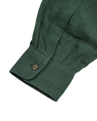 Senui Inside Pockets Shirt - Green Linen - Standard & Strange