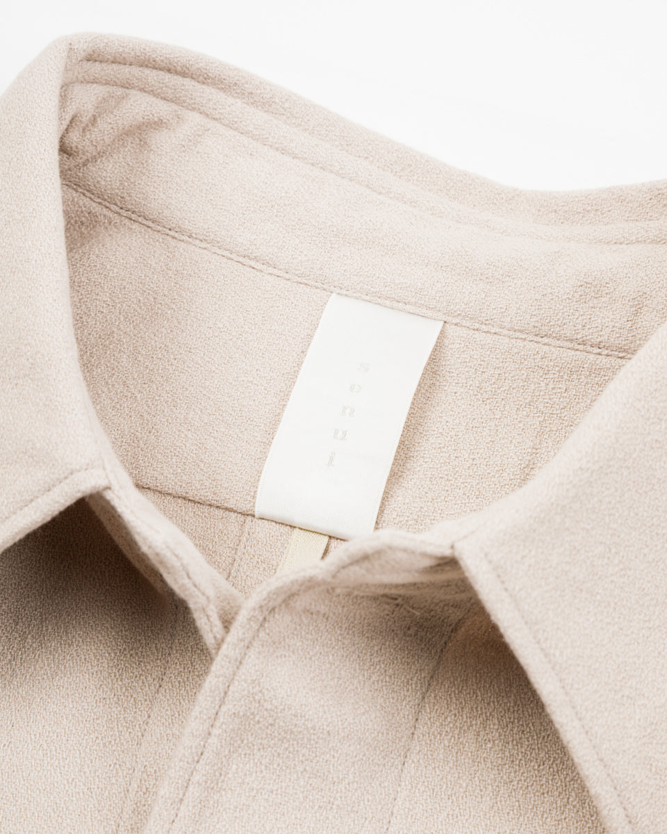 Senui Inside Pockets Shirt - Oyster Vintage Cotton Amundsen - Standard & Strange