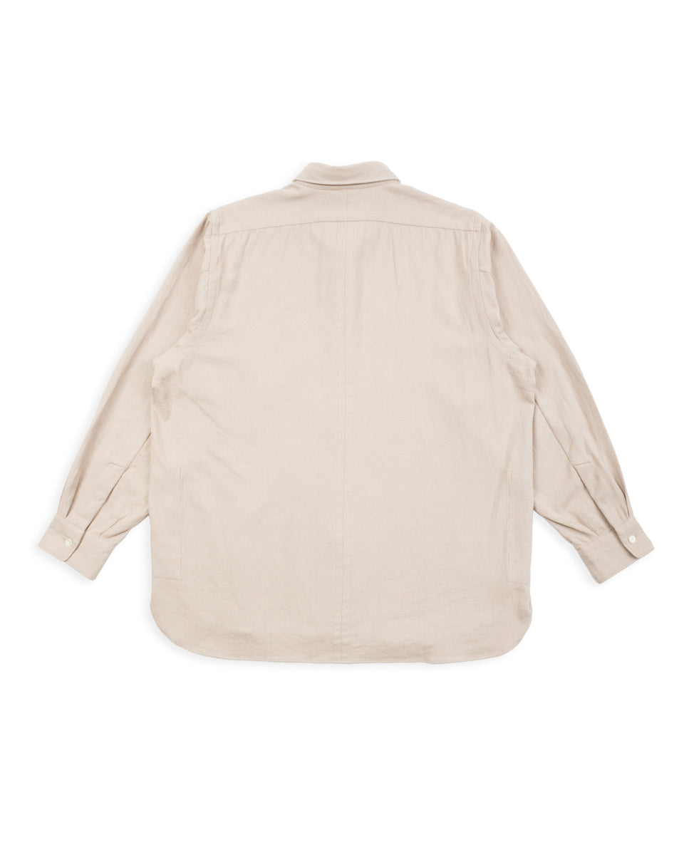 Senui Inside Pockets Shirt - Oyster Vintage Cotton Amundsen - Standard & Strange