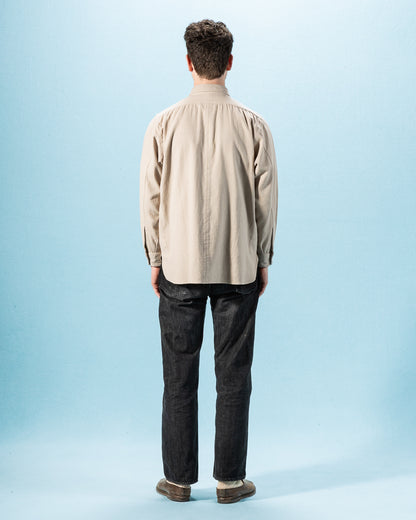 Senui Inside Pockets Shirt - Oyster Vintage Cotton Amundsen - Standard & Strange