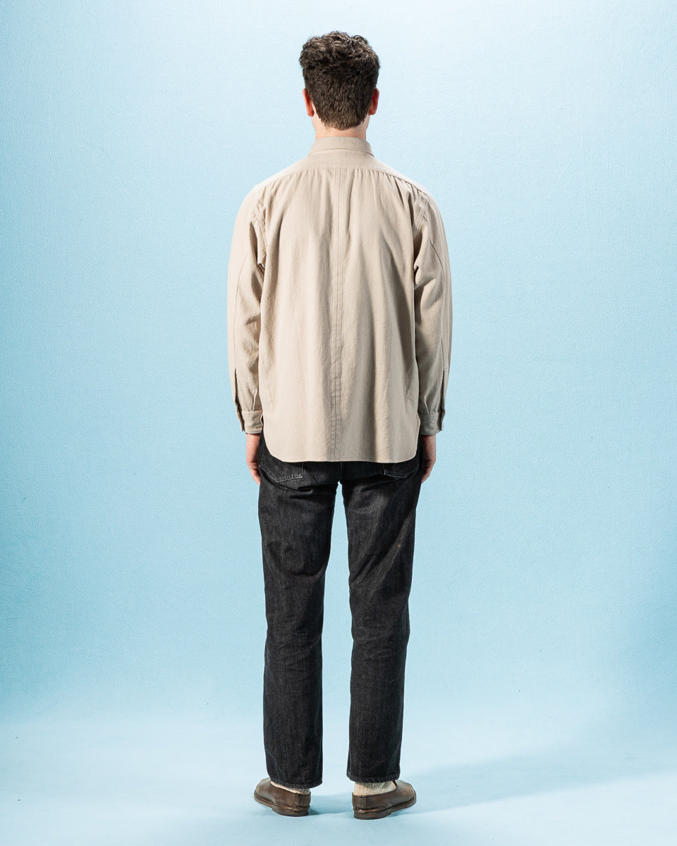 Senui Inside Pockets Shirt - Oyster Vintage Cotton Amundsen - Standard & Strange
