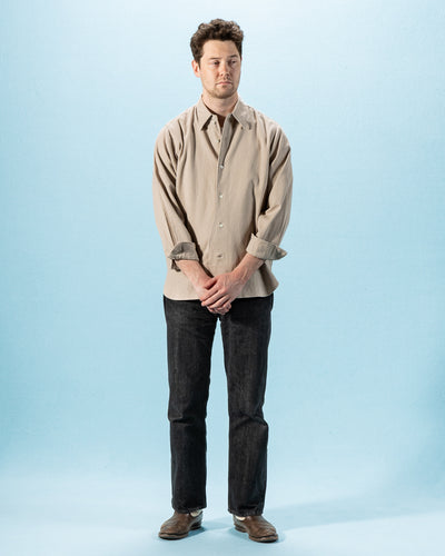 Senui Inside Pockets Shirt - Oyster Vintage Cotton Amundsen - Standard & Strange