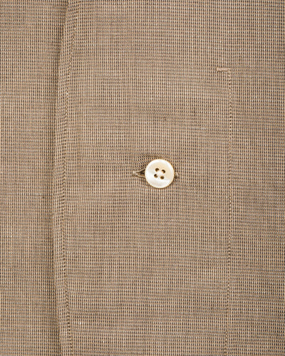 Senui Inside Pockets Shirt - Russet Italian Mixed Woven Cloth - Standard & Strange