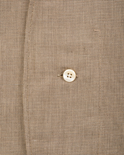Senui Inside Pockets Shirt - Russet Italian Mixed Woven Cloth - Standard & Strange