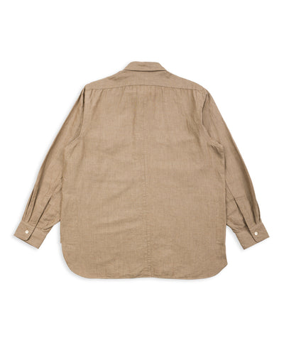 Senui Inside Pockets Shirt - Russet Italian Mixed Woven Cloth - Standard & Strange