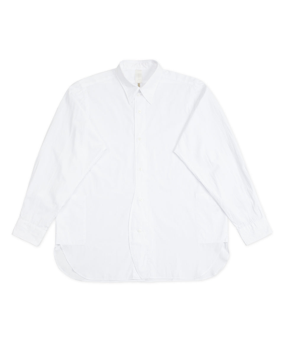 Senui Inside Pockets Shirt - White Broad – Standard & Strange