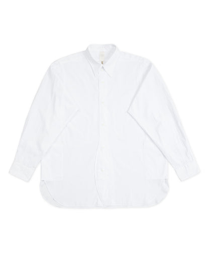Senui Inside Pockets Shirt - White Broad - Standard & Strange