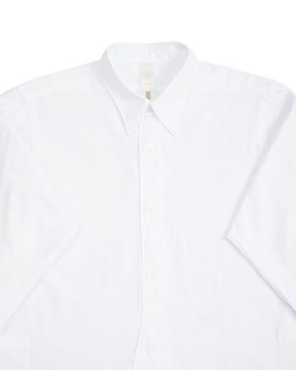 Senui Inside Pockets Shirt - White Broad - Standard & Strange