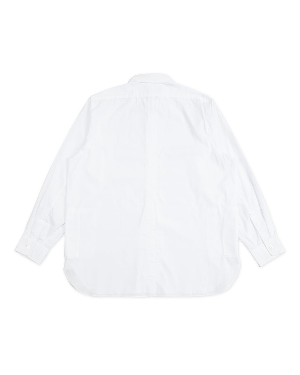 Senui Inside Pockets Shirt - White Broad - Standard & Strange