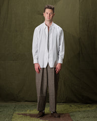 Senui Inside Pockets Shirt - White Broad - Standard & Strange