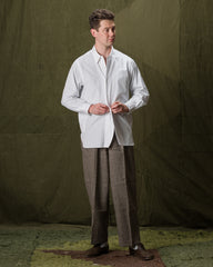 Senui Inside Pockets Shirt - White Broad - Standard & Strange