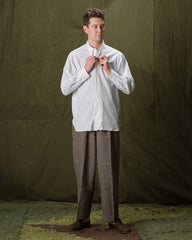 Senui Inside Pockets Shirt - White Broad - Standard & Strange