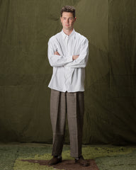 Senui Inside Pockets Shirt - White Broad - Standard & Strange