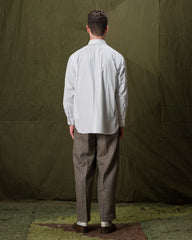 Senui Inside Pockets Shirt - White Broad - Standard & Strange