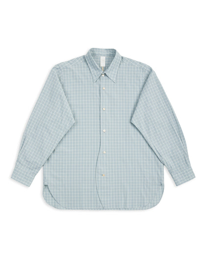 Senui OG Typewriter Check Shirt - Ice Blue - Standard & Strange