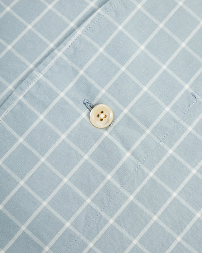 Senui OG Typewriter Check Shirt - Ice Blue - Standard & Strange