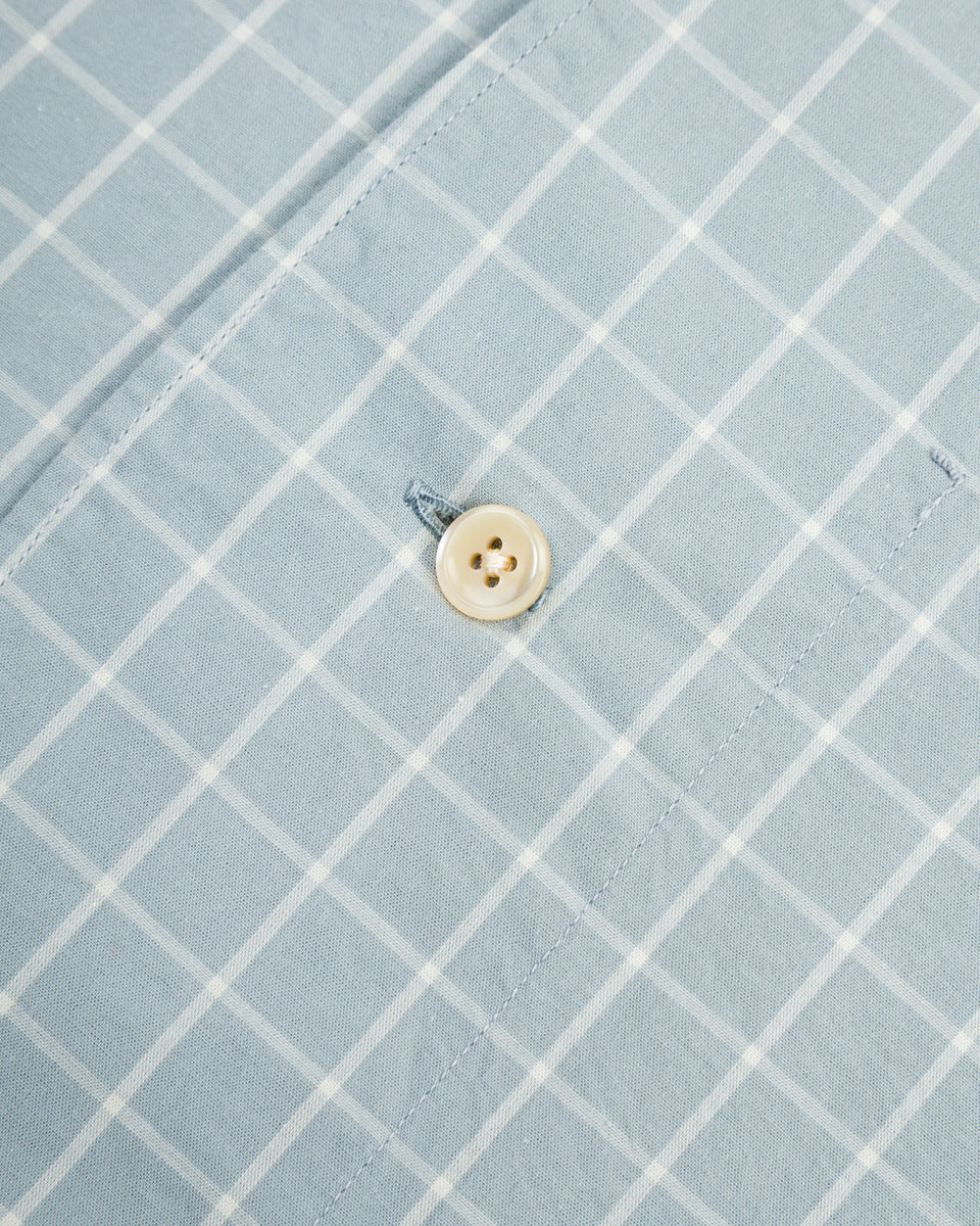 Senui OG Typewriter Check Shirt - Ice Blue - Standard & Strange